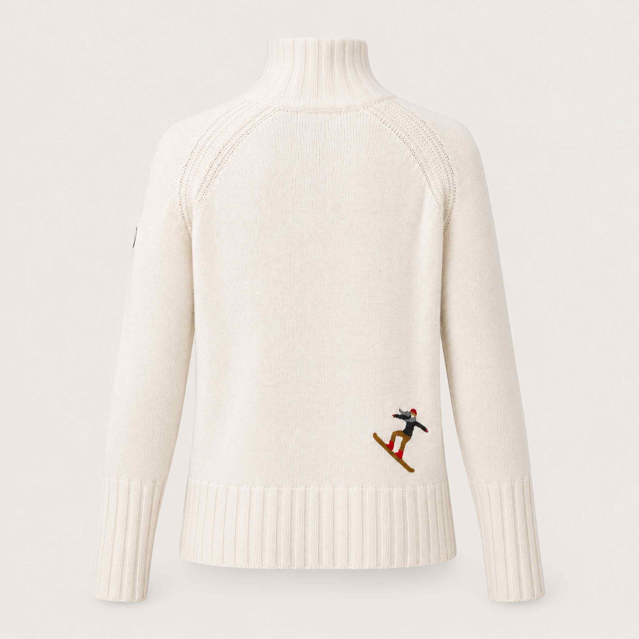 Krimson Klover Janica Sweater in Snow, back