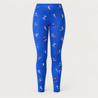 Multi Skiers Leggings in Cobalt Blue in Cobalt Blue — 01 front