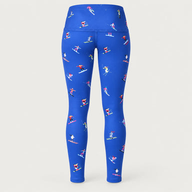 Multi Skiers Leggings in Cobalt Blue in Cobalt Blue — 02 back