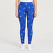 Multi Skiers Leggings in Cobalt Blue in Cobalt Blue — 03 model front