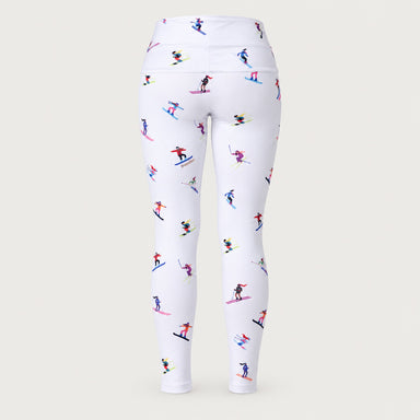 Multi Skiers Leggings in White in White — 02 back