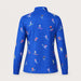 Multi Skiers Quarter Zip in Cobalt Blue in Cobalt Blue — 02 back