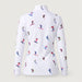 Multi Skiers Quarter Zip in White in White — 02 back