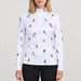 Multi Skiers Quarter Zip in White in White — 03 model front