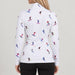 Multi Skiers Quarter Zip in White in White — 04 model back