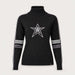 Krimson Klover Olympia Sweater in Black in Black, front