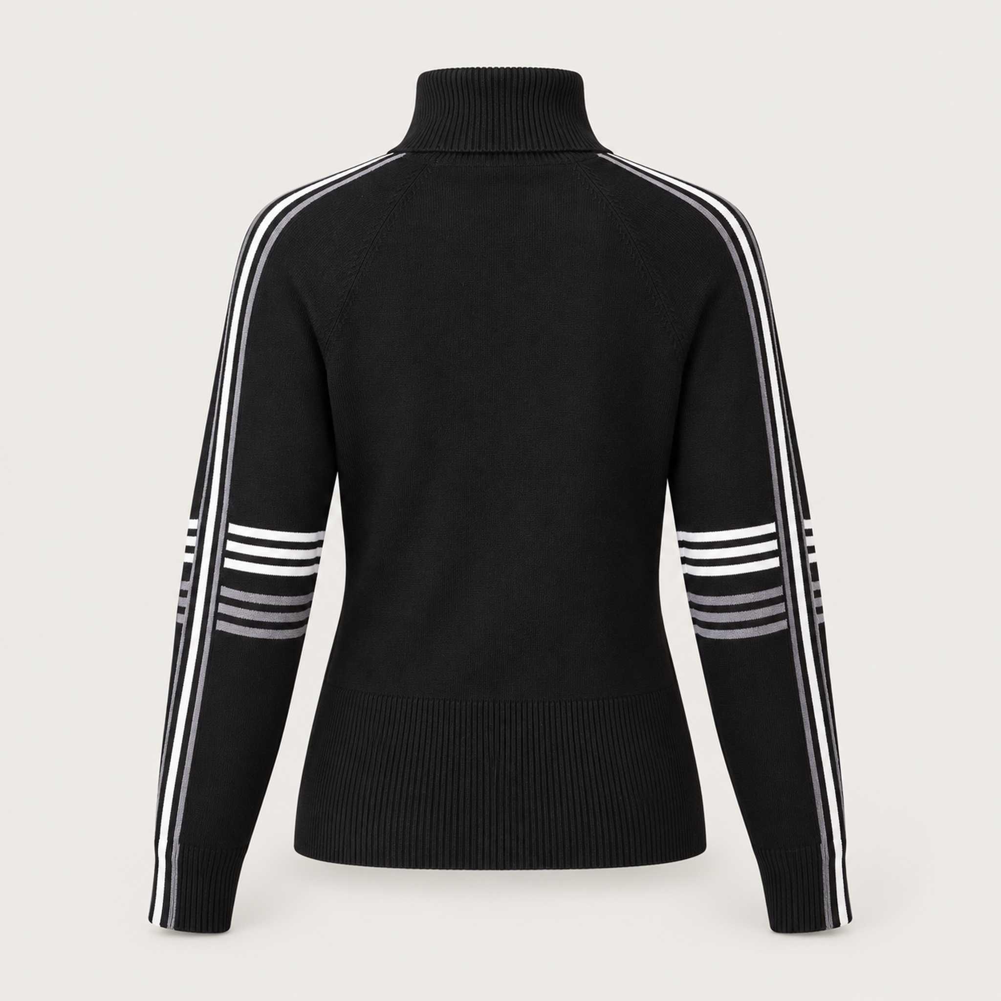 Krimson Klover Olympia Sweater in Black in Black, back