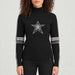 Krimson Klover Olympia Sweater in Black in Black, model front