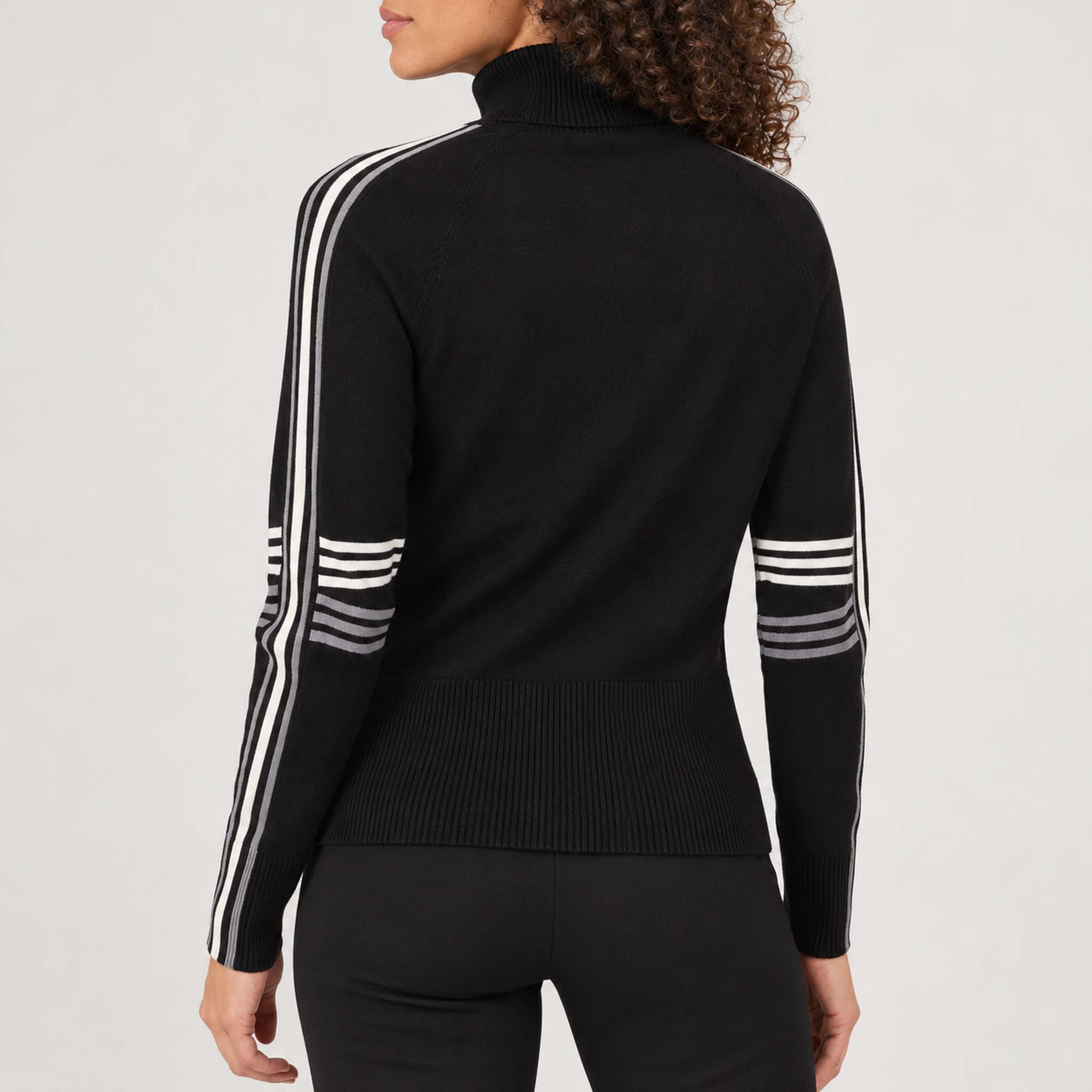Krimson Klover Olympia Sweater in Black in Black, model back