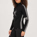 Krimson Klover Olympia Sweater in Black in Black, model side
