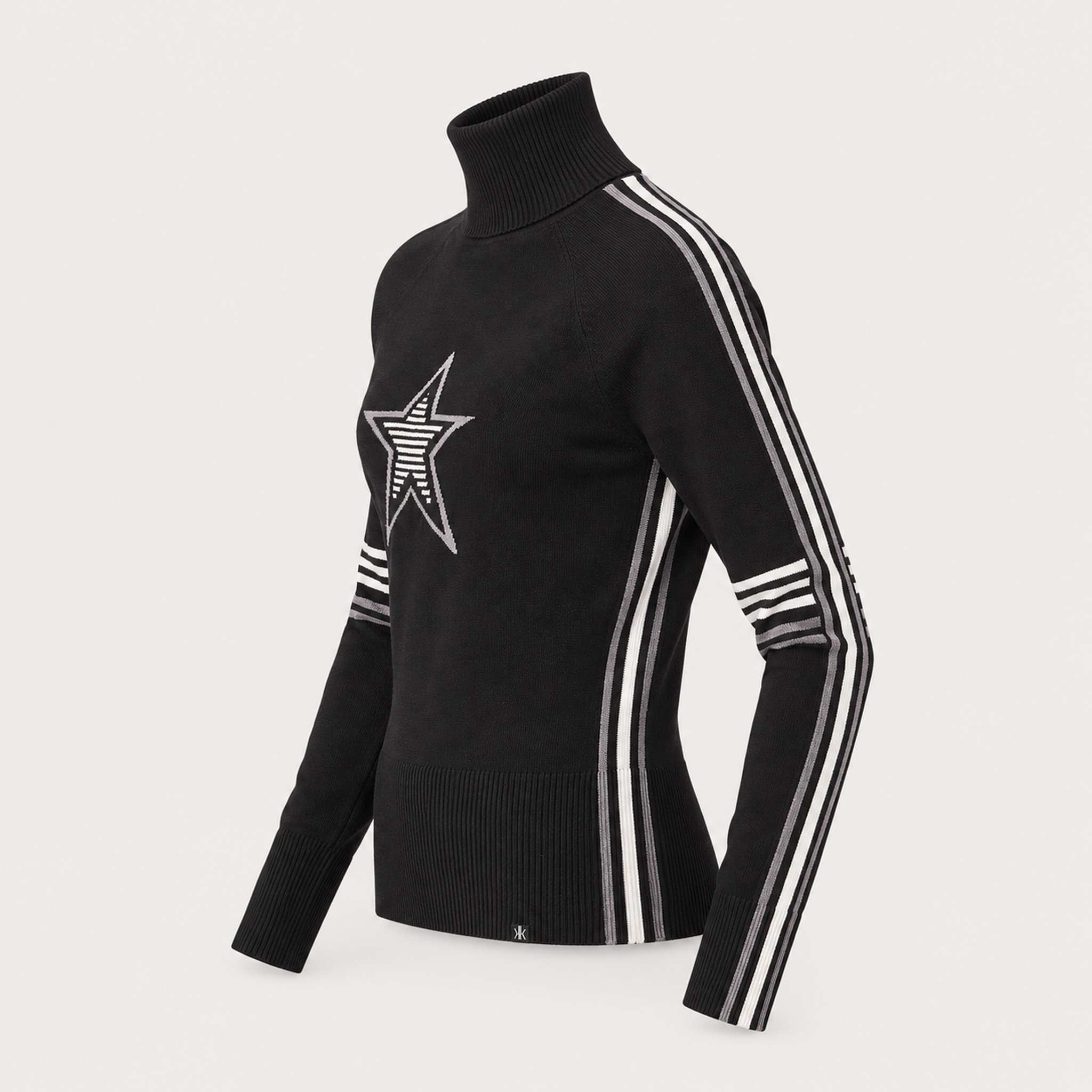 Krimson Klover Olympia Sweater in Black in Black, side