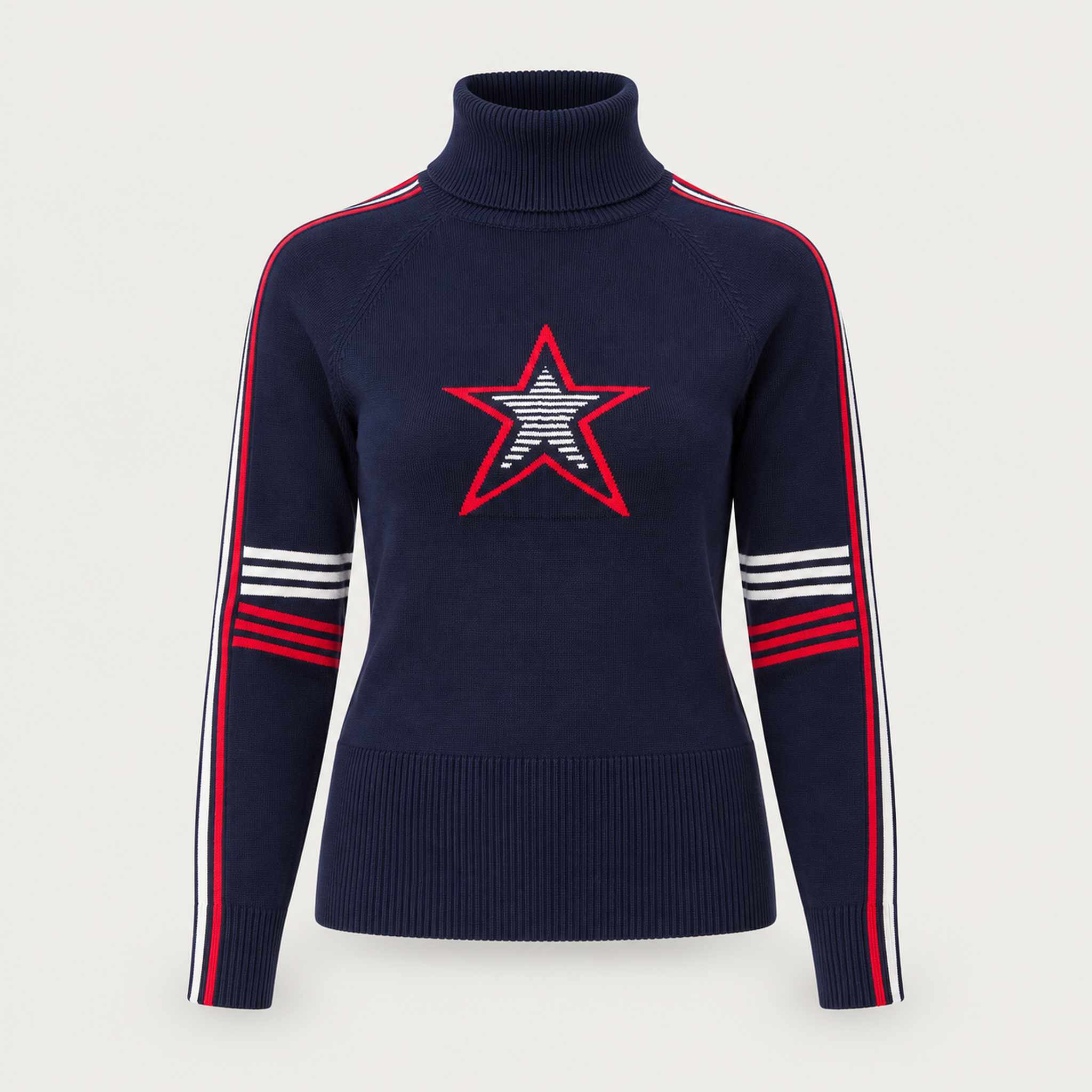 Krimson Klover Olympia Sweater in Navy in Navy, front