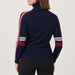 Krimson Klover Olympia Sweater in Navy in Navy, model back