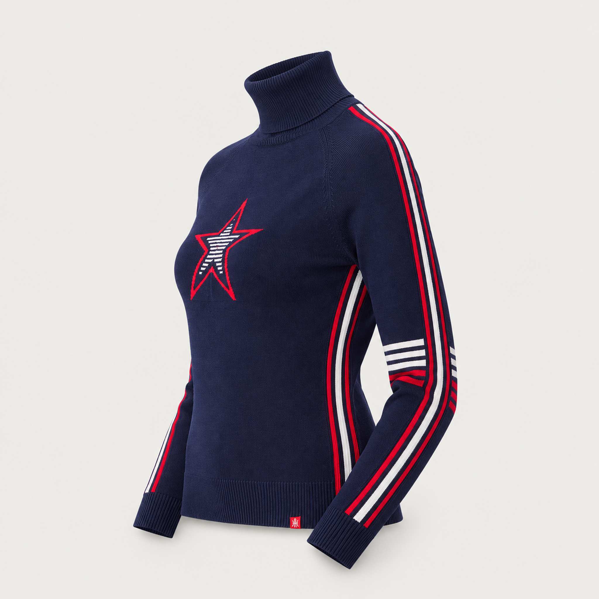 Krimson Klover Olympia Sweater in Navy in Navy, side