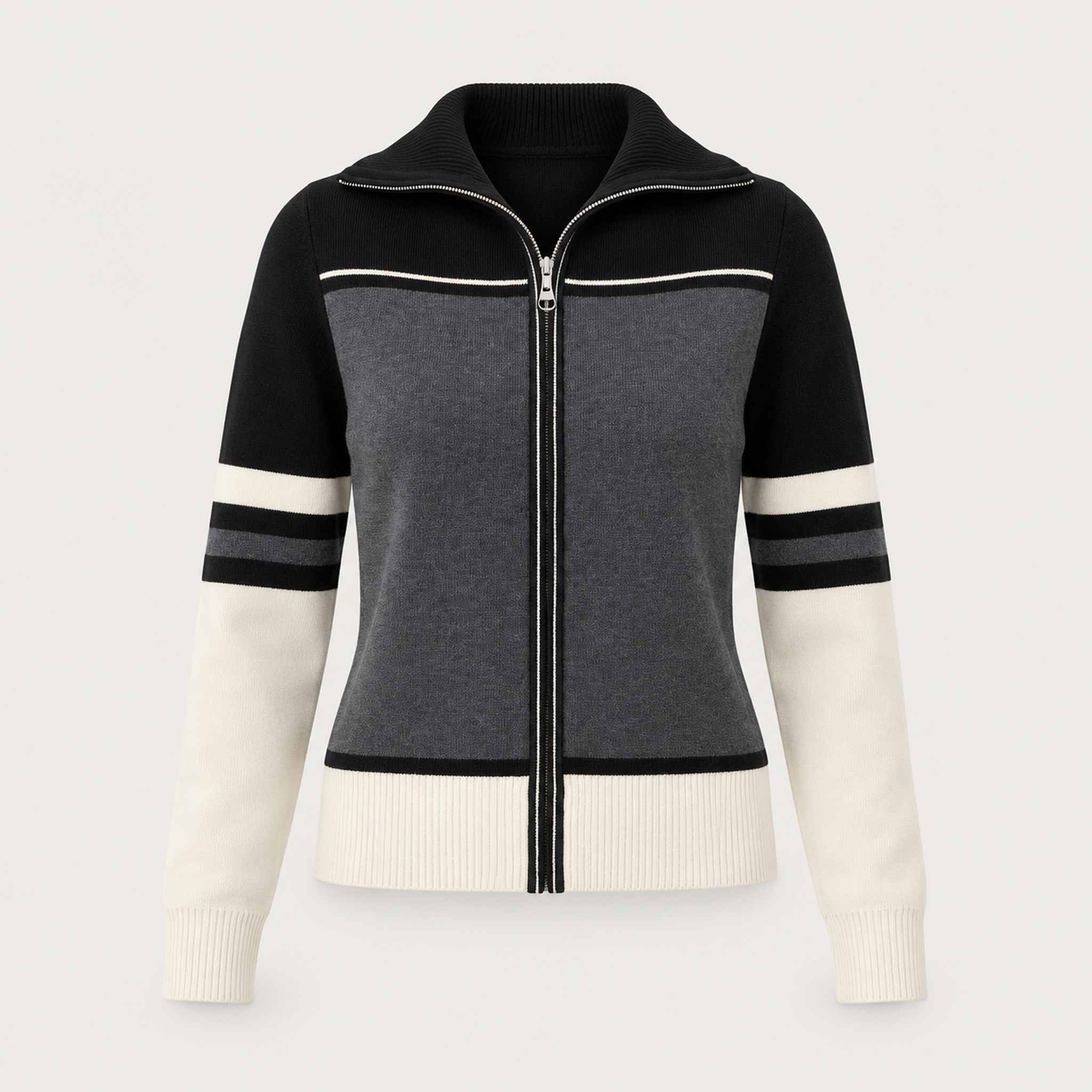 Krimson Klover Robin Sweater in Black, front