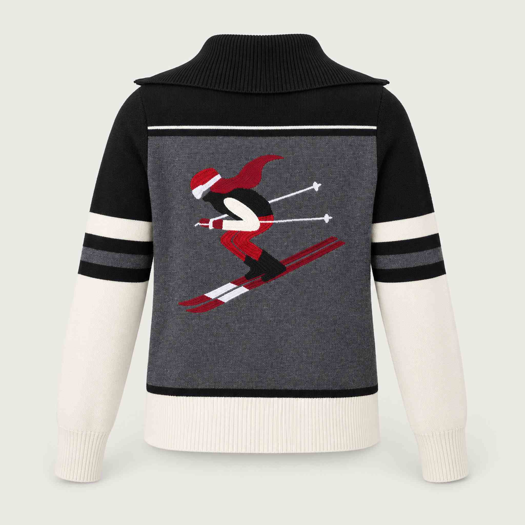 Krimson Klover Robin Sweater in Black, back