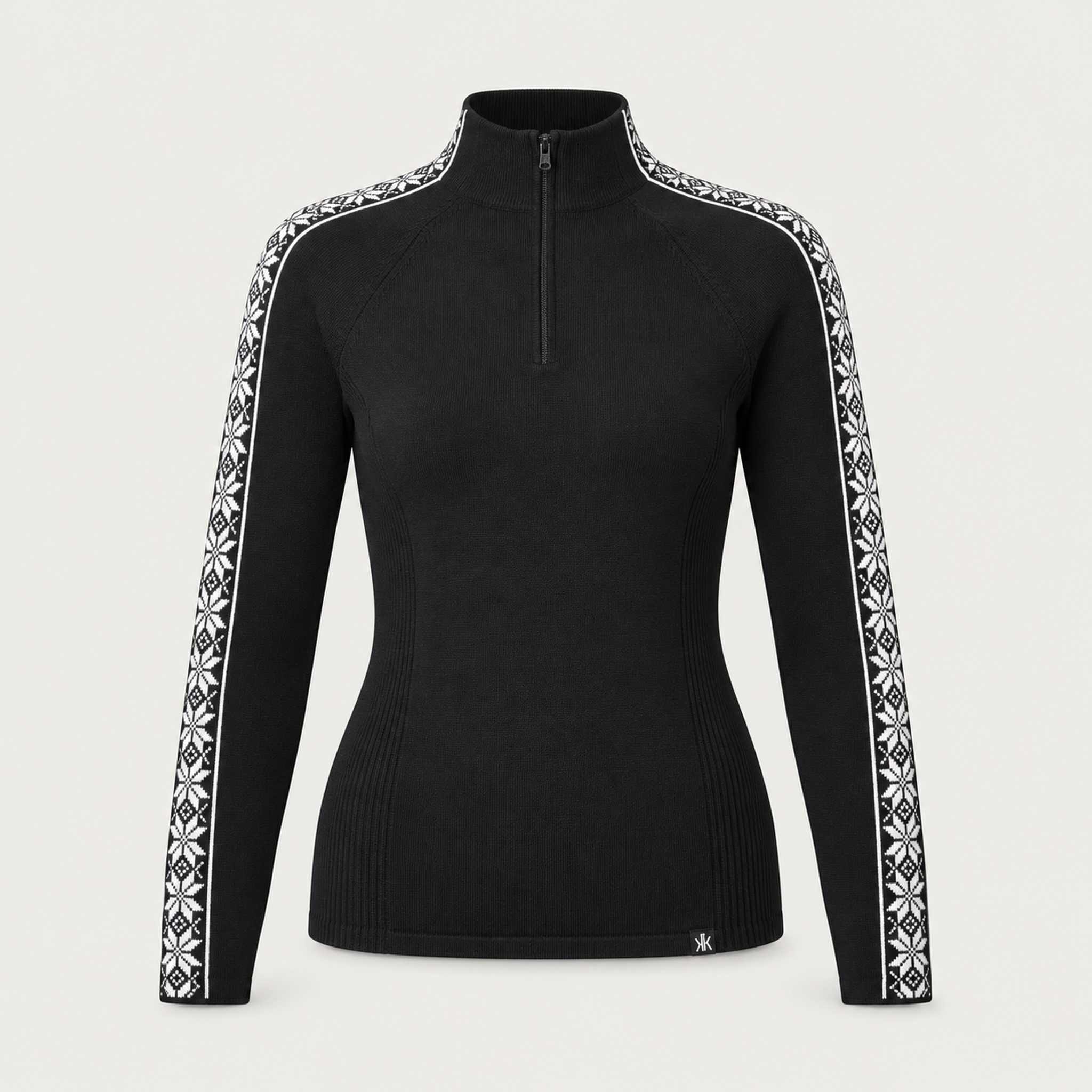 Krimson Klover Slalom Sweater in Black in Black, front