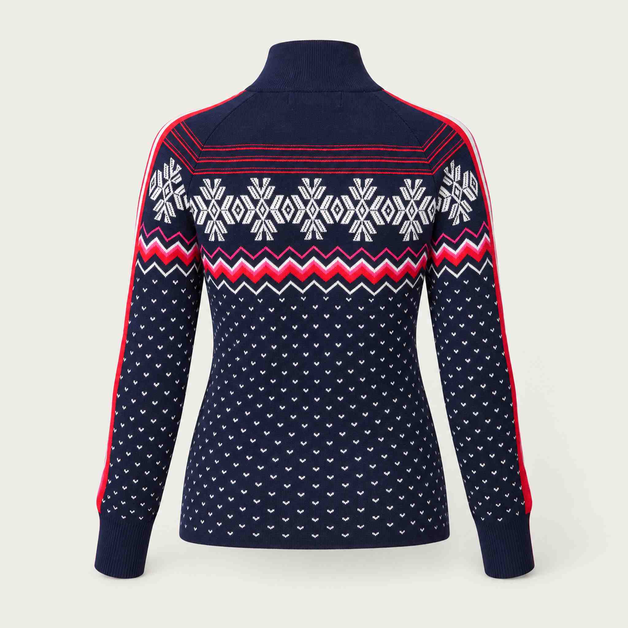 Krimson Klover Snowhut Sweater in Navy in Navy, back