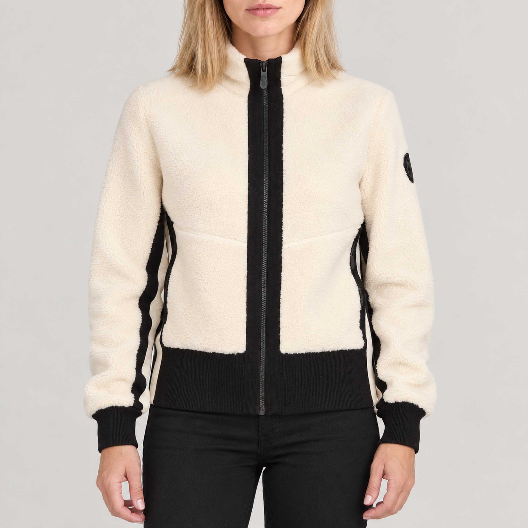 Krimson Klover Stevie Jacket in Natural, model front