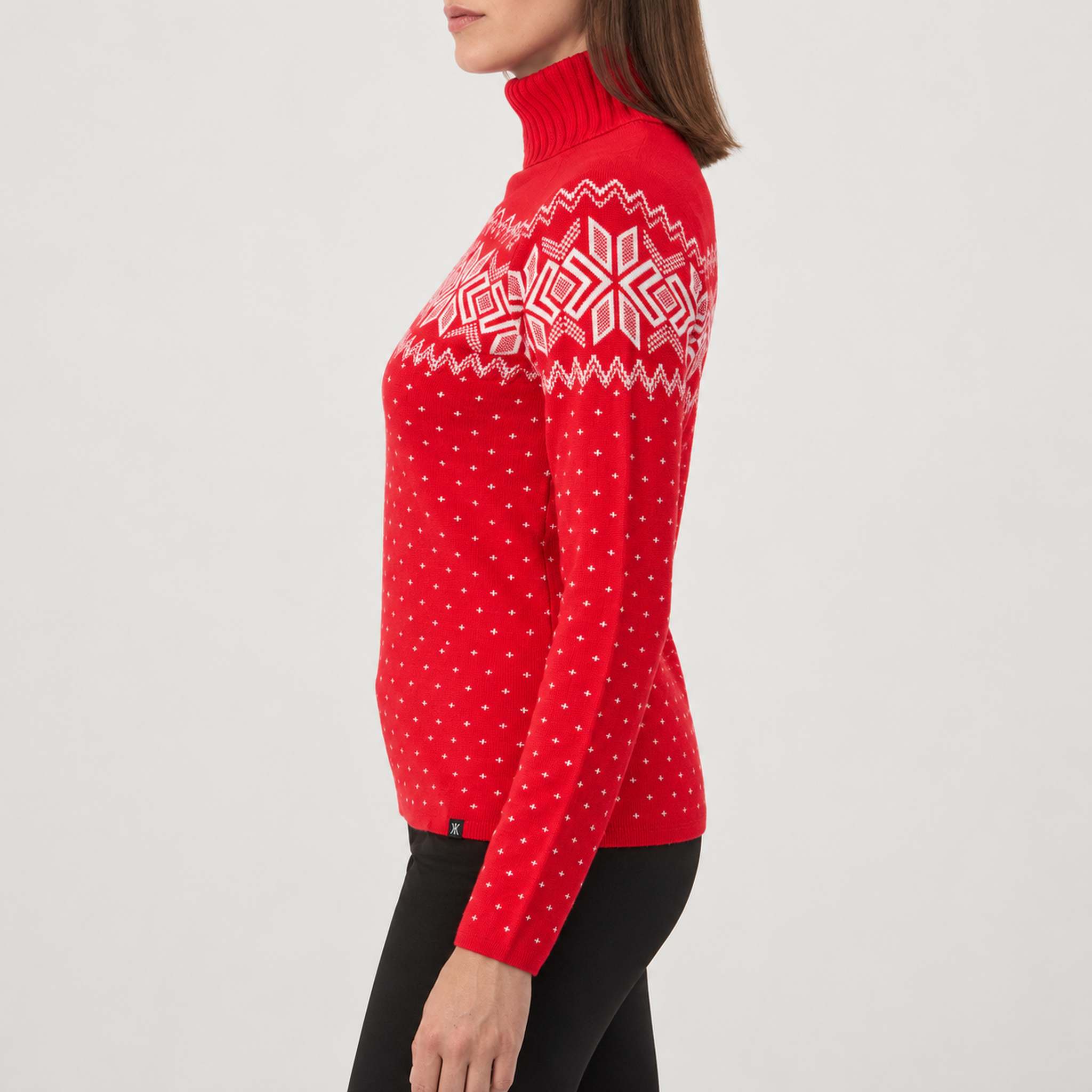 Krimson Klover Sugarbush in Racing Red, model side