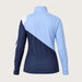 Krimson Klover Sunburst Quarter Zip in Chambray Blue, back