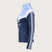 Krimson Klover Sunburst Quarter Zip in Chambray Blue, side