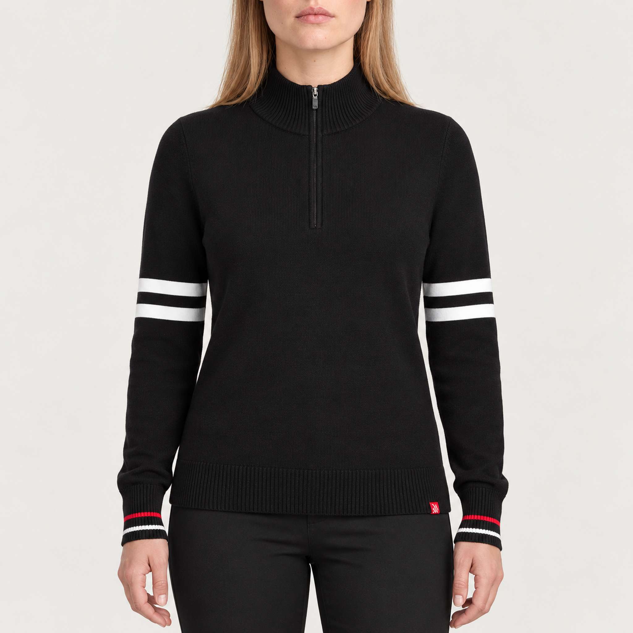 Tessa Sweater in Black — 03 model front