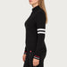 Tessa Sweater in Black — 05 model side