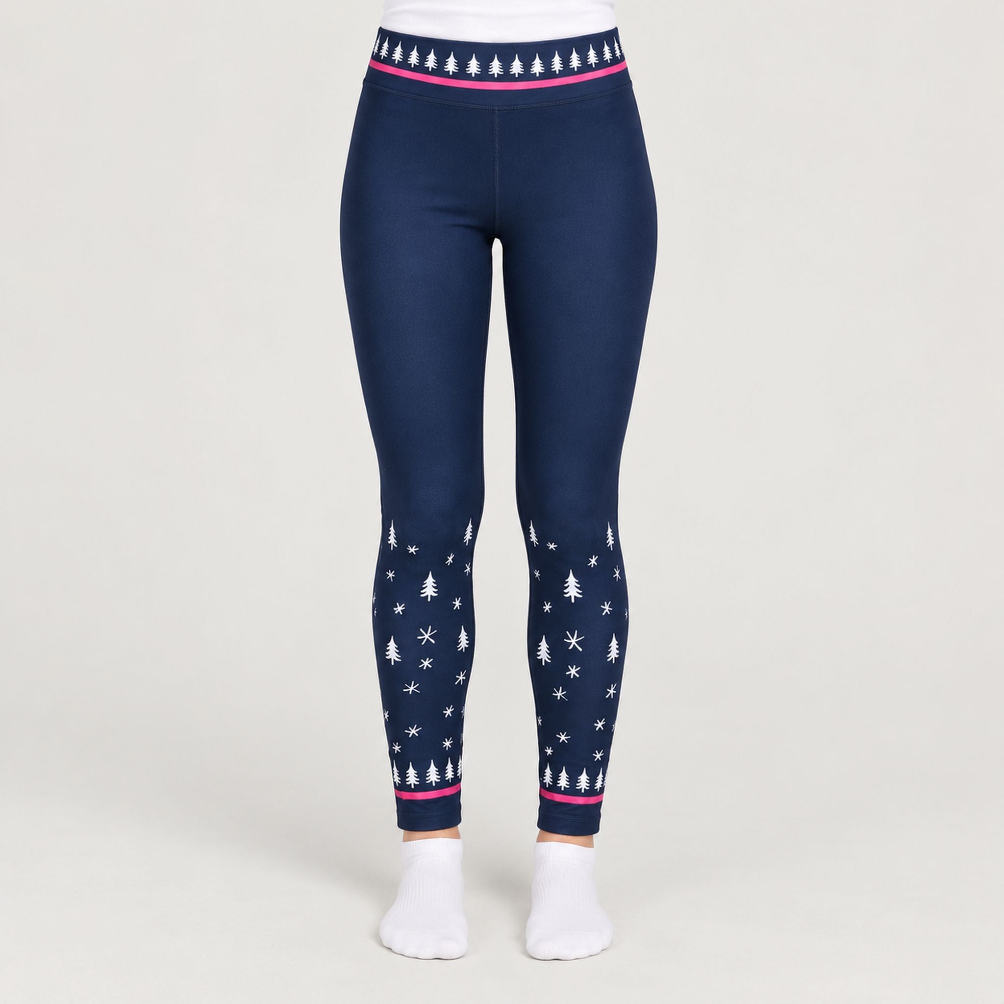 Winter Apres Leggings in Navy in Navy — 03 model front