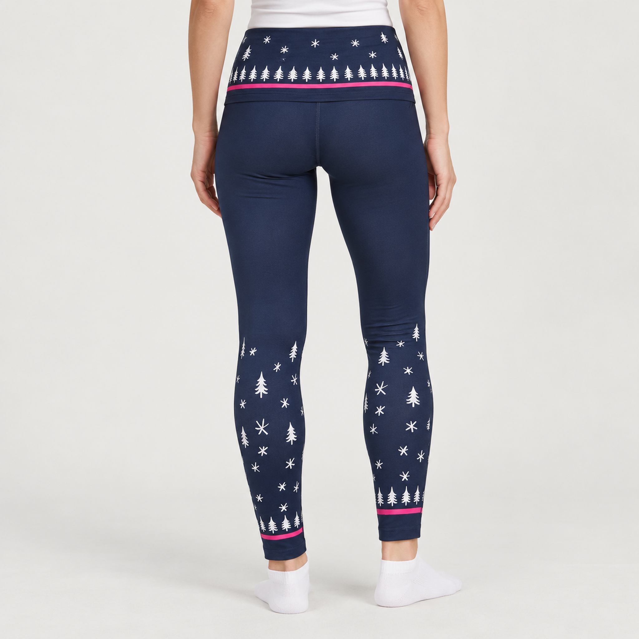 Winter Apres Leggings in Navy in Navy — 04 model back