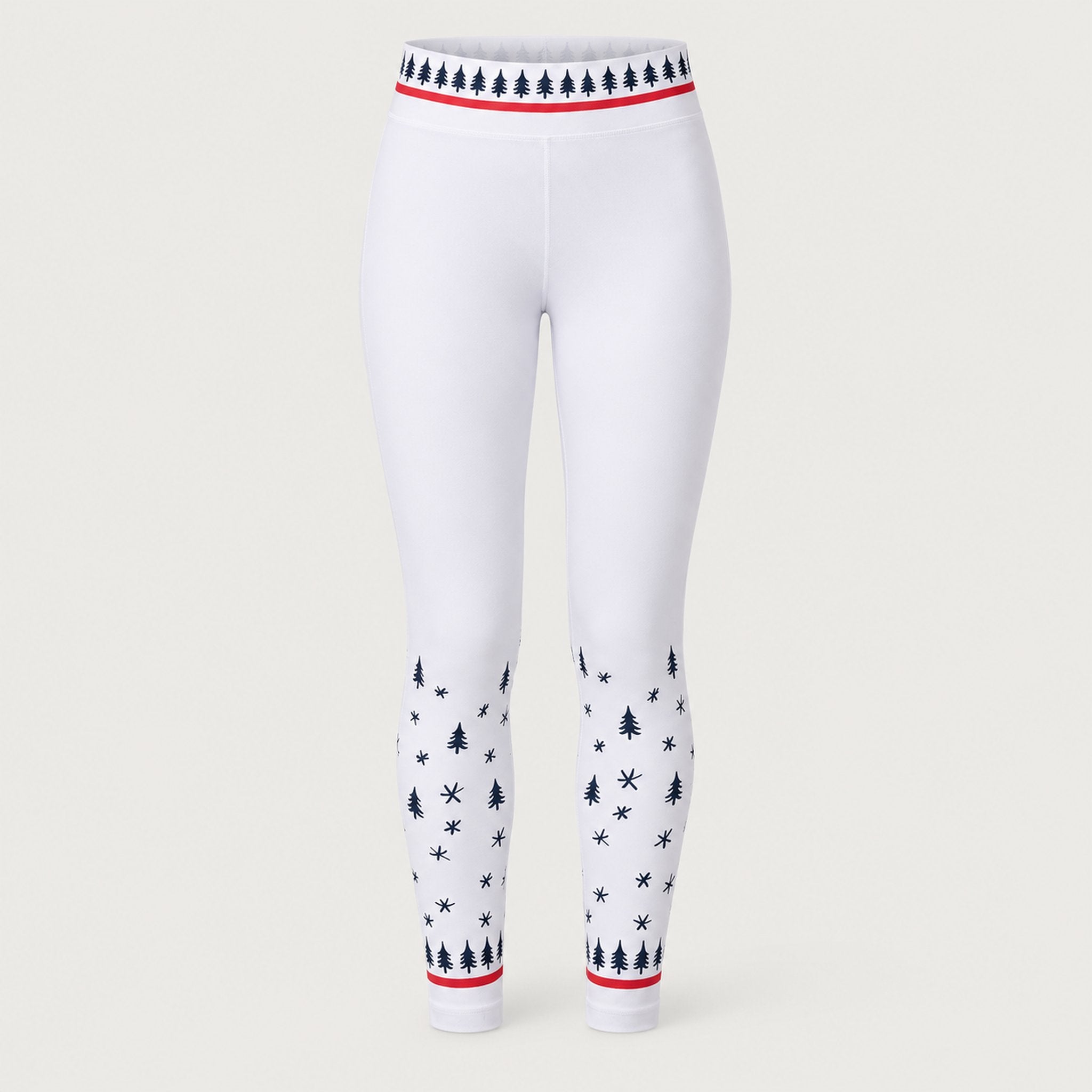 Winter Apres Leggings in White in White — 01 front