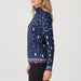 Winter Apres Quarter Zip in Navy in Navy — 05 model side