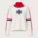 Krimson Klover Wren Snowflake Sweater in Snow Navy, front
