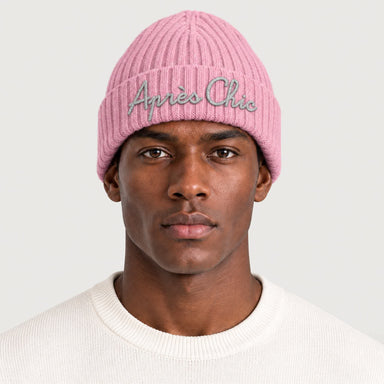 MC2 Saint Barth unisex apres chic beanie in pink - male front