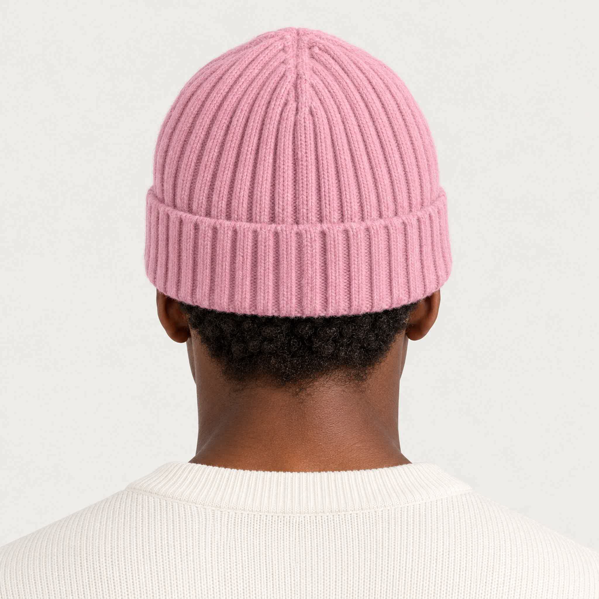 MC2 Saint Barth unisex apres chic beanie in pink - male back