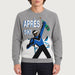 MC2 Saint Barth mens apres ski champ sweater in grey - model front