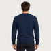 MC2 Saint Barth mens apres ski instructor sweater in navy - model back