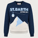 MC2 Saint Barth mens apres ski sweater in navy - product front