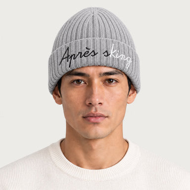 MC2 Saint Barth unisex apres skiing beanie in grey - male front