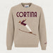 MC2 Saint Barth mens cortina ski jump sweater in natural - product front
