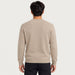 MC2 Saint Barth mens cortina ski jump sweater in natural - model back