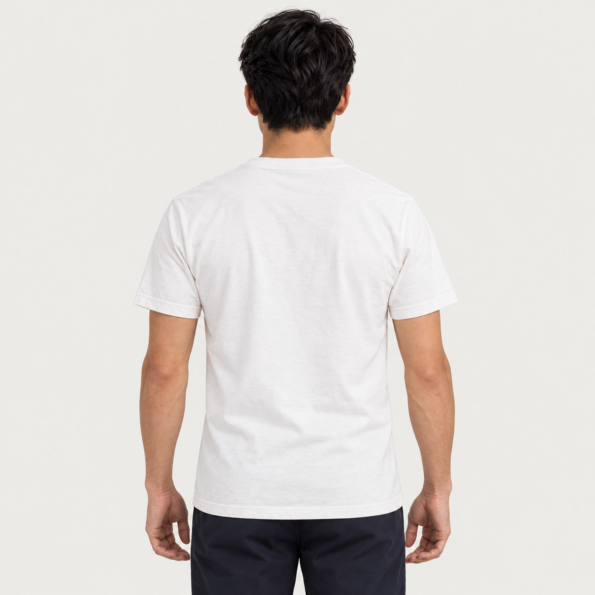 MC2 Saint Barth mens cortina skier t shirt in white - model back