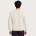 MC2 Saint Barth mens courchevel sweater in white - model back