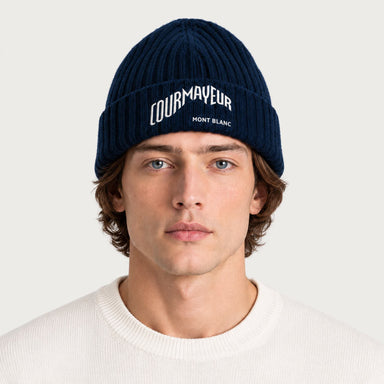 MC2 Saint Barth unisex courmayeur beanie in navy - male front