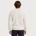 MC2 Saint Barth mens kitzbuhel skier sweater in white - model back