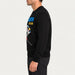 MC2 Saint Barth men's Ski Club Sweater, model side.