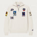 MC2 Saint Barth mens ski patch sweater in white - product front