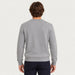 MC2 Saint Barth mens the end skier sweater in grey - model back