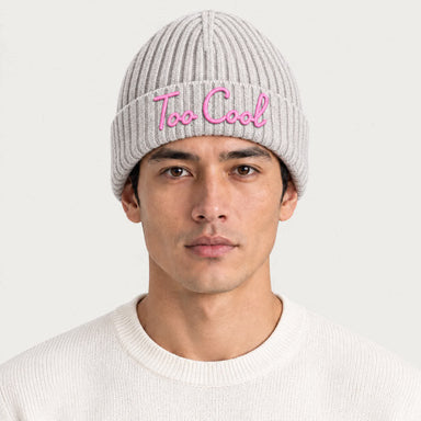 MC2 Saint Barth unisex too cool beanie in white - male front