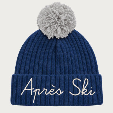 MC2 Saint Barth unisex apres ski beanie in denim blue - product front
